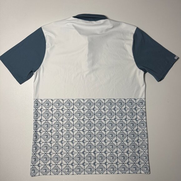 Smith And Quinn Golf Polo Men’s Size Large Performance All Over Print - Picture 7 of 8